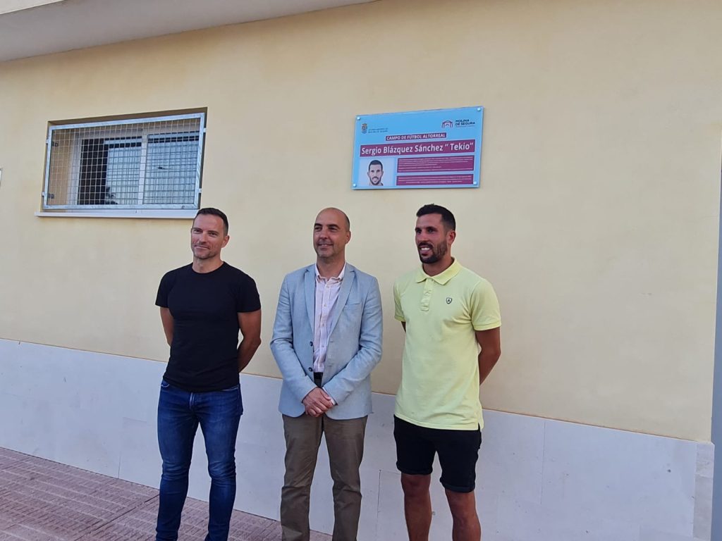 Deporte Molina Acto institucional otorgamiento nombre de Tekio a campo futbol Altorreal Foto1