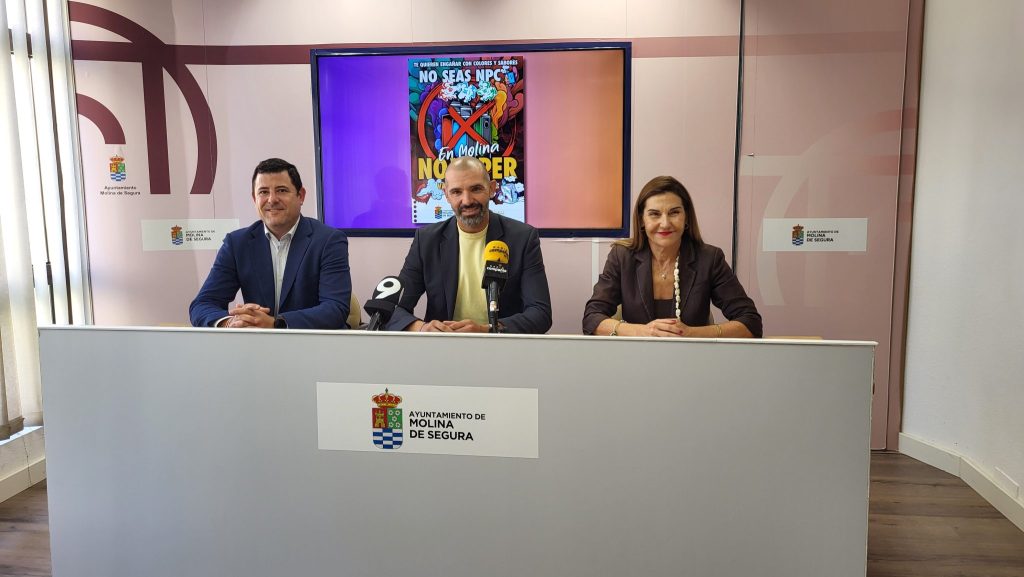 Salud y P. Ciudadana Campaña 'En Molina no vaper, vapear es fumar' Presentación Foto