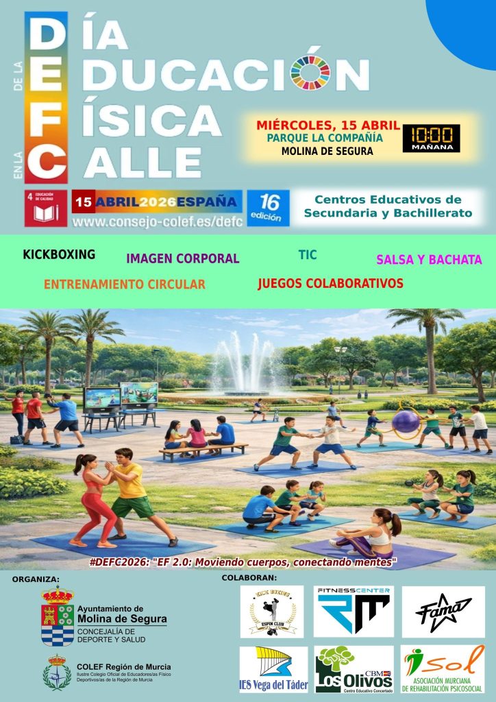 Deporte Molina Día de la Educación Física en la Calle 2026 Día 15 CARTEL