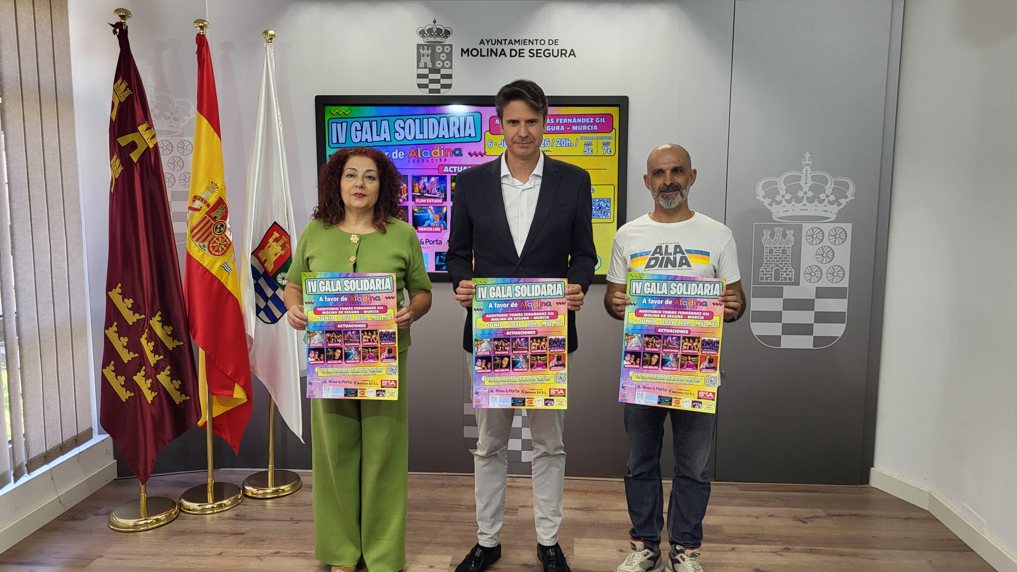 IV Gala Solidaria a favor de la Fundación Aladina Presentación Foto1